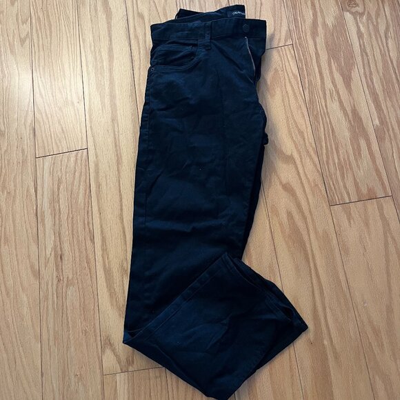 Calvin Klein Black Denim Jeans Size 34x32 Straight Fit - Picture 3 of 3